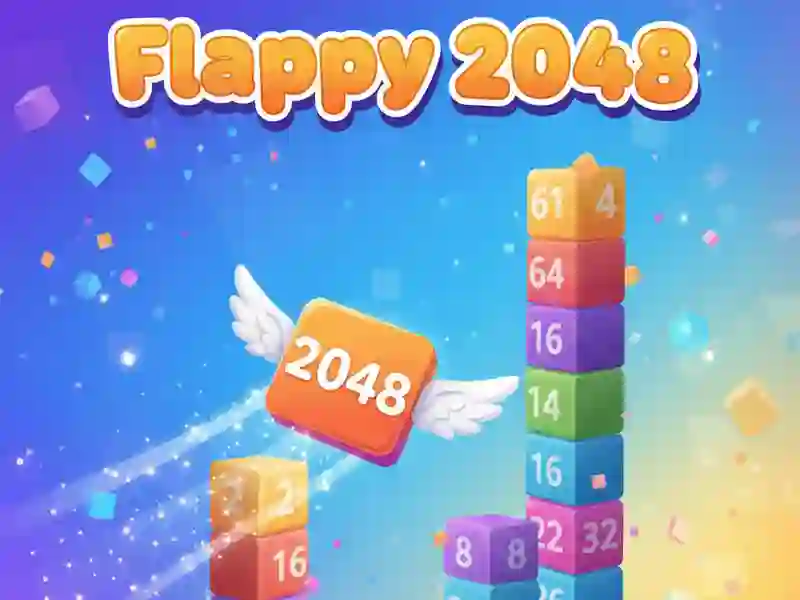 Игра Flappy 2048 онлајн