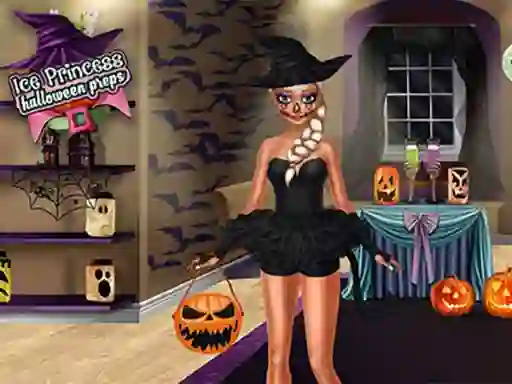 Игра Ice Princess Halloween Preps онлајн