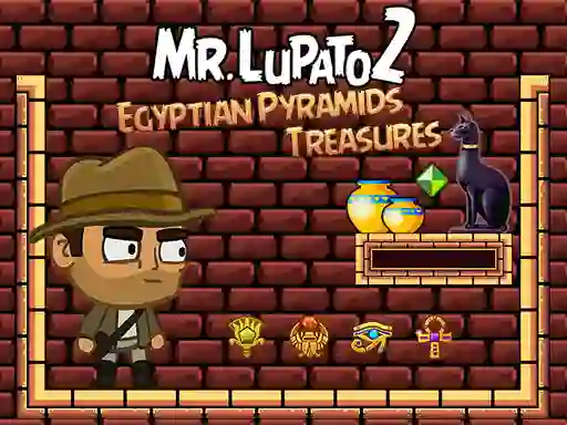 Игра Mr Lupato 2: Egyptian Pyramids Treasures онлајн