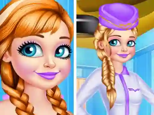 Игра Princess Stewardess онлајн