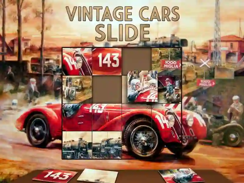 Игра Vintage Cars Slide онлајн