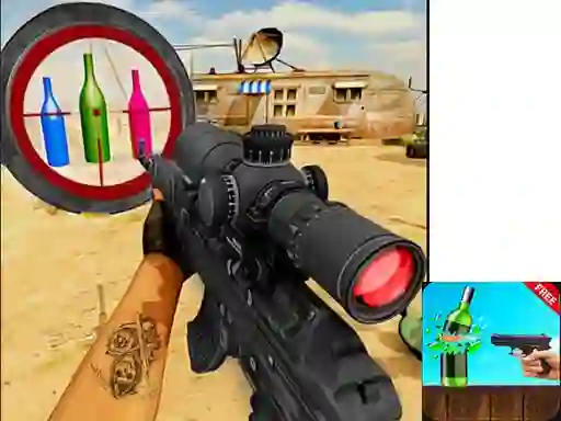 Игра Sniper Bottle Shooting онлајн