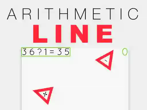 Игра Arithmetic line онлајн