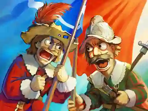 Игра Musketeers Gunpowder vs Steel онлајн