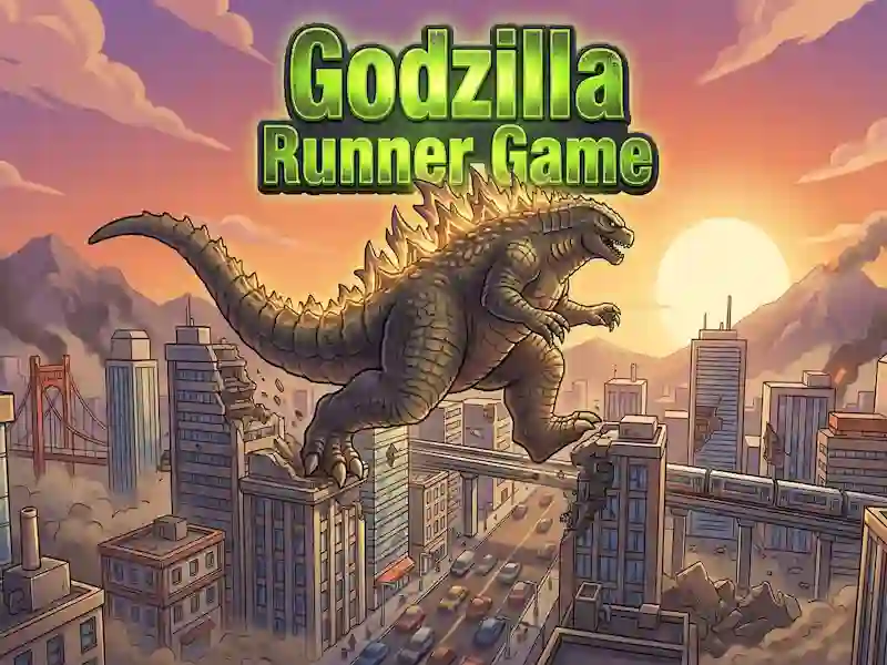Игра Godzilla Runner Game онлајн