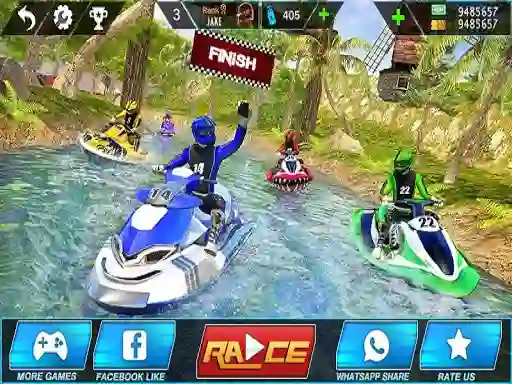 Игра Jet Ski Water Boat Racing онлајн