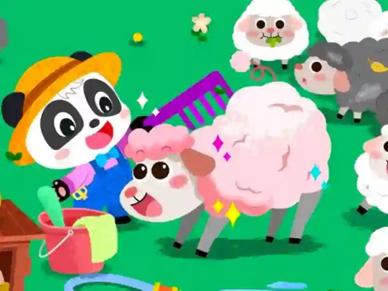Игра Baby Panda Animal Farm онлајн