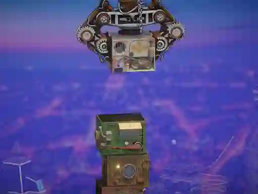 Игра Steampunk Tower Builder онлајн
