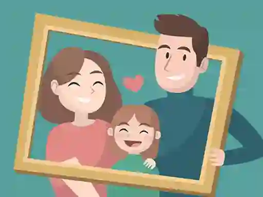 Игра Happy Family Puzzle онлајн