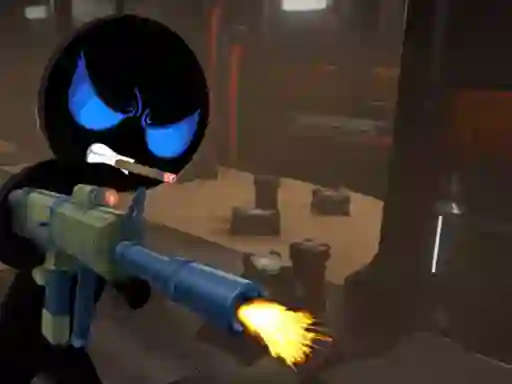 Игра Stickman Armed Assassin Cold Space онлајн