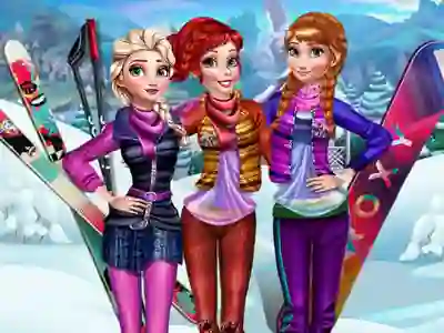 Игра Princesses Visit Arendelle онлајн