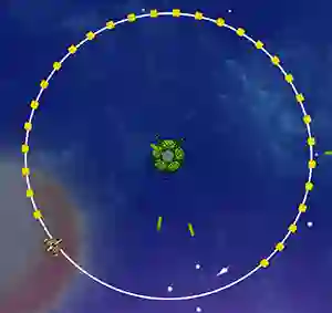 Игра Orbit Avoider онлајн