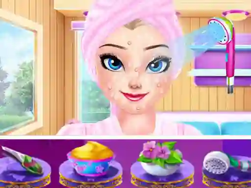 Игра Elsa Holiday Spa Relax онлајн