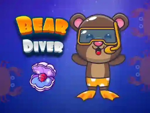 Игра Bear Diver онлајн