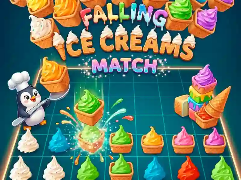 Игра Falling Ice Creams Match онлајн