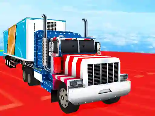 Игра Impossible Truck Tracks Drive онлајн