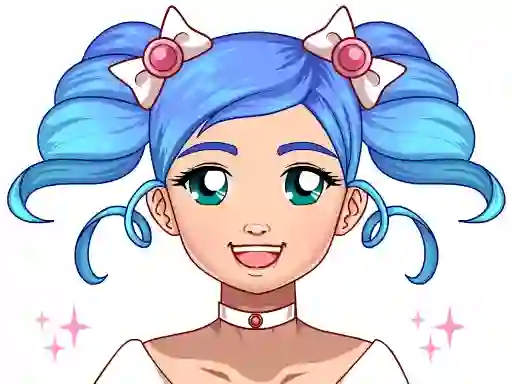 Игра Kawaii Magical Girl Dress Up Game онлајн
