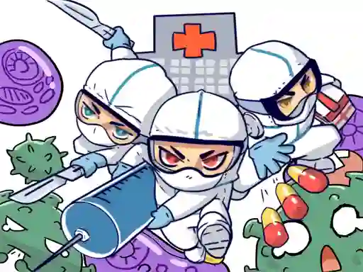 Игра Against Coronavirus Puzzle онлајн