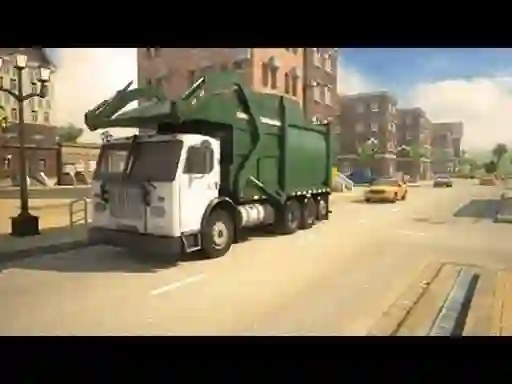 Игра Garbage Truck City Simulator онлајн