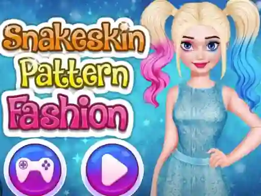 Игра Snakeskin Pattern Fashion онлајн