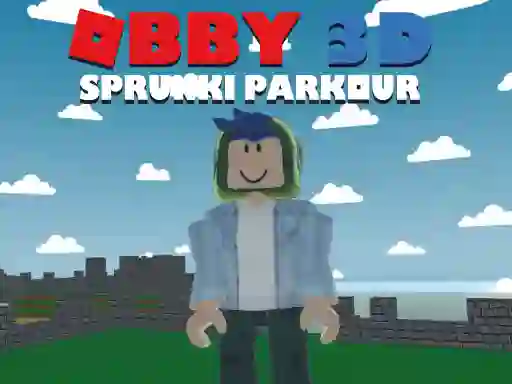 Игра Obby 3D Sprunki Parkour онлајн
