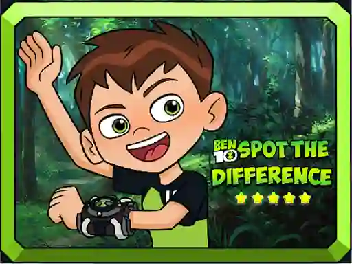 Игра Ben 10 Spot the Difference онлајн