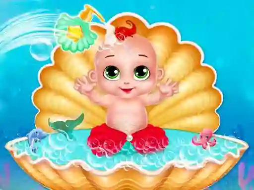 Игра Mermaid Baby Care онлајн