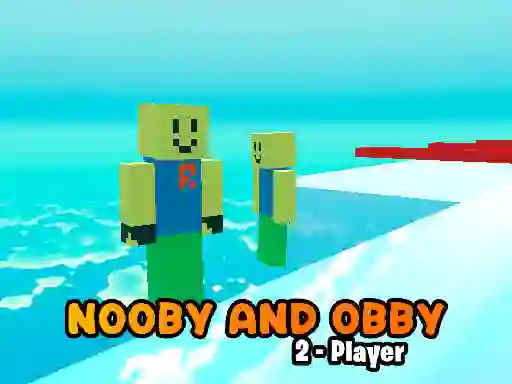 Игра Nooby And Obby 2-Player онлајн