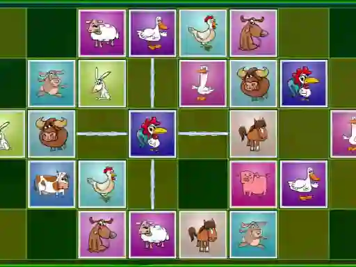 Игра Farm animals matching puzzles онлајн