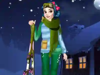 Игра Princess Winter Skiing онлајн