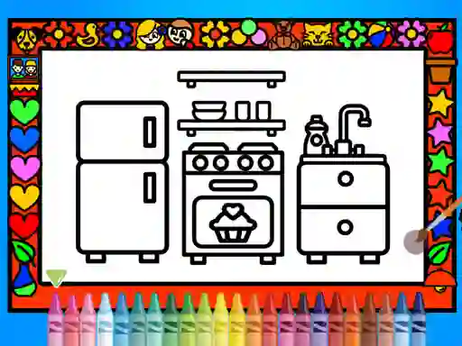 Игра Color and Decorate Rooms онлајн