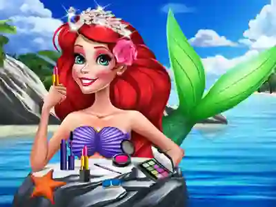 Игра Princesses: summer makeup онлајн
