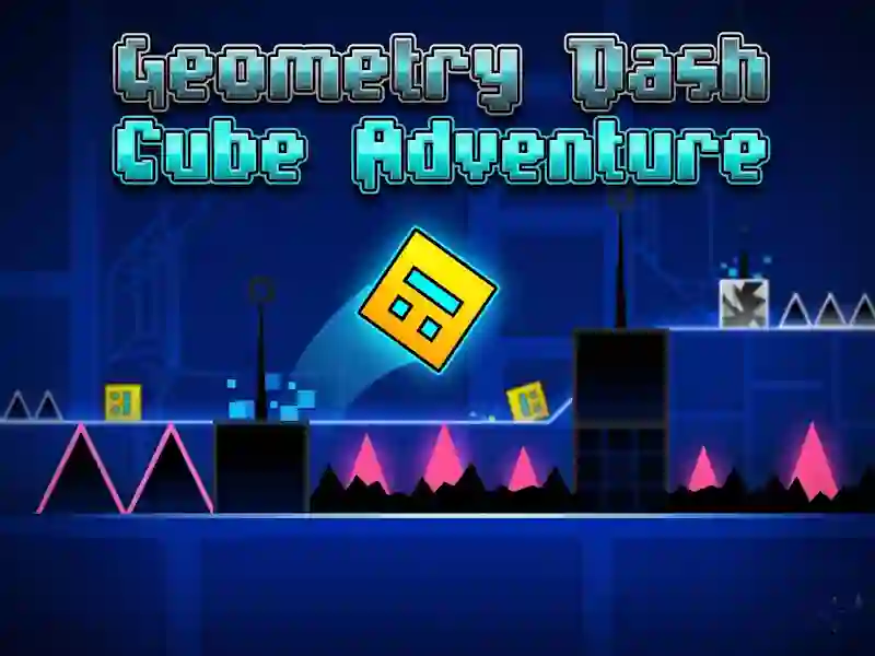 Игра Geometry Dash Cube Adventure онлајн