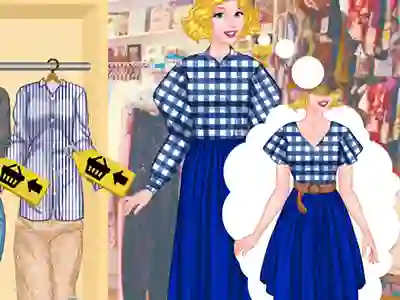Игра Princesses Thrift Shop Challenge онлајн
