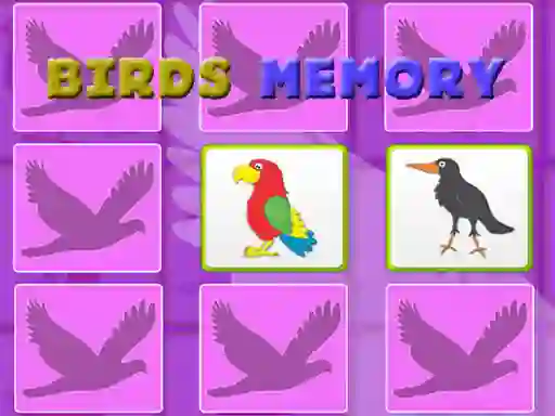 Игра Kids Memory With Birds онлајн