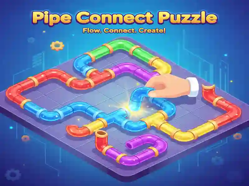 Игра Pipe Connect Puzzle онлајн