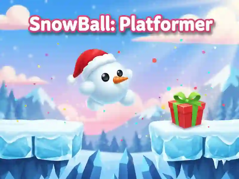 Игра SnowBall: Platformer онлајн