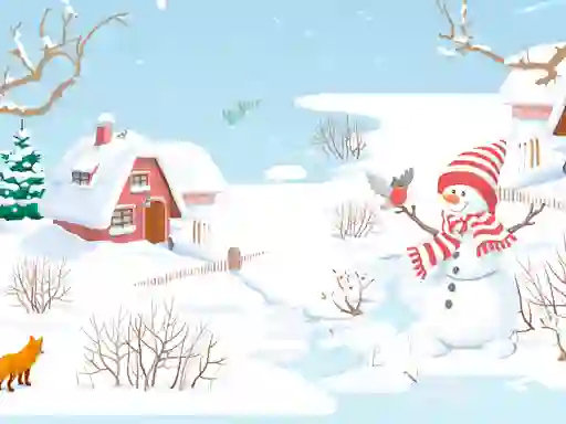 Игра Snowman Slide онлајн