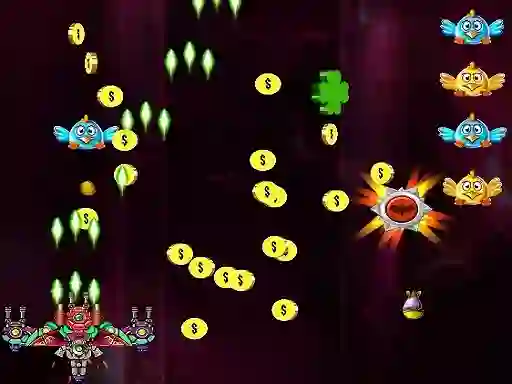 Игра Space Attack Chicken Invaders онлајн