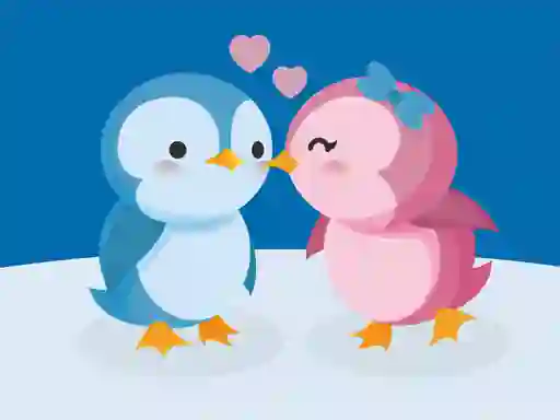 Игра Cute Penguin Puzzle онлајн