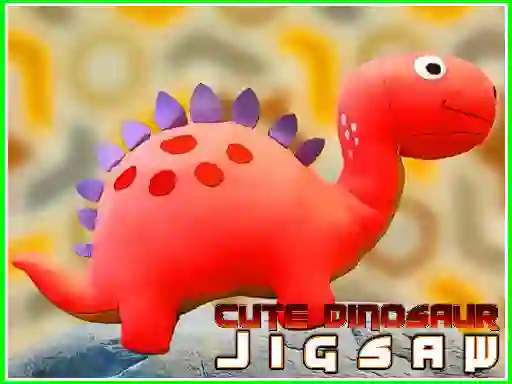 Игра Cute Dinosaur Jigsaw онлајн