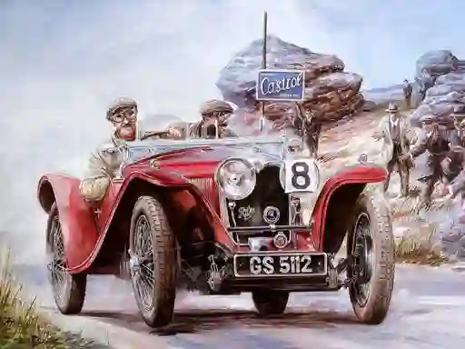 Игра Vintage Cars Puzzle онлајн
