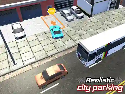 Игра Realistic City Parking онлајн