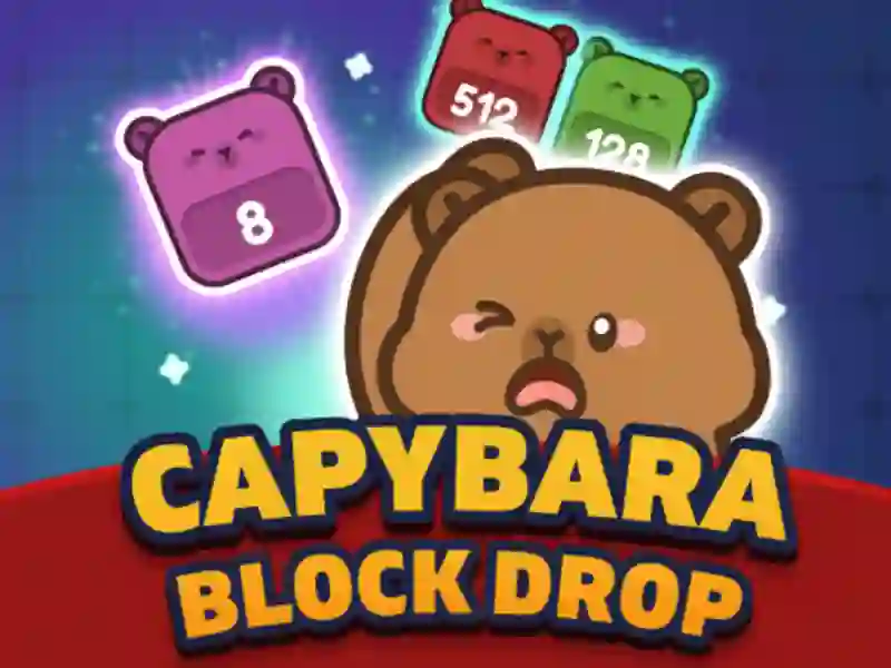 Игра Capybara Block Drop онлајн
