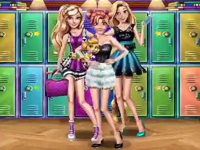 Игра Princesses College Day онлајн