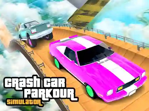 Игра Crash Car Parkour Simulator онлајн