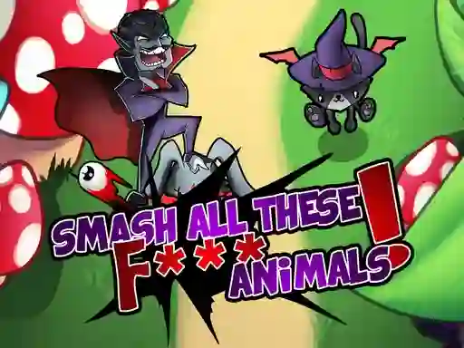 Игра Smash all these F... animals онлајн