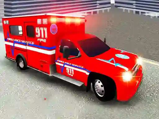 Игра City Ambulance Driving онлајн