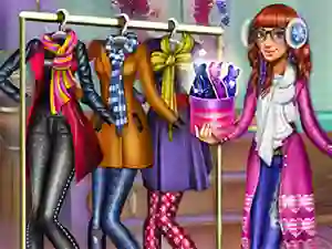 Игра Tris Winter Fashion Dolly Dress Up онлајн