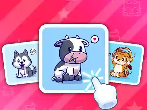 Игра Cute Animal Cards онлајн